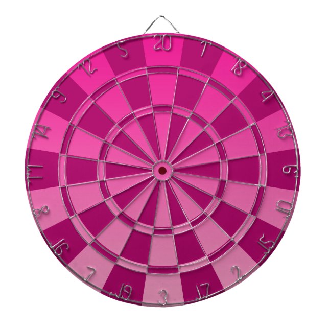 Pink Ombre Dartboard (Front)