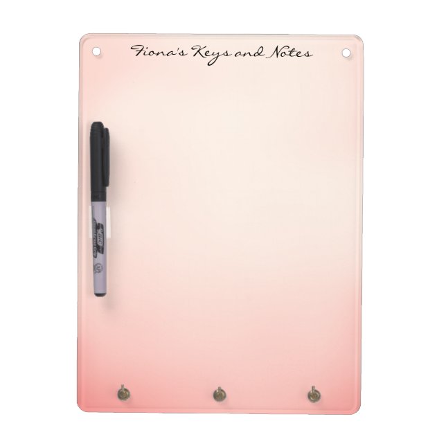 Pink Ombre Dry Erase Board (Front)