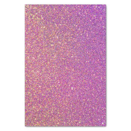 Pink Ombre Glitter Background Tissue Paper