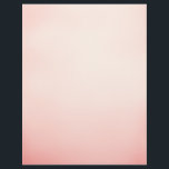 Pink Ombre Letterhead<br><div class="desc">Shades of rosy pink, pale at the top and darker at the bottom, creates beautiful stationery that's easy to personalize with your name or logo. The back is identical to the front. Feminine in appearance, still very professional for use in a business setting.</div>