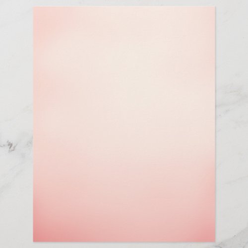 Pink Ombre Letterhead