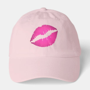Pink Ombre Lipstick Lips Hat