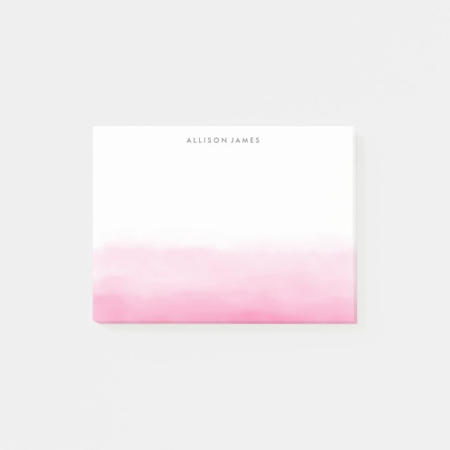 Pink Ombre Post-it Notes (Front)
