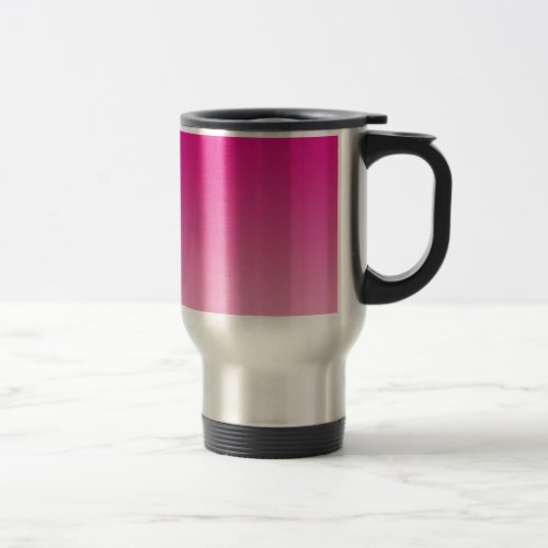 Pink Ombre Travel Mug