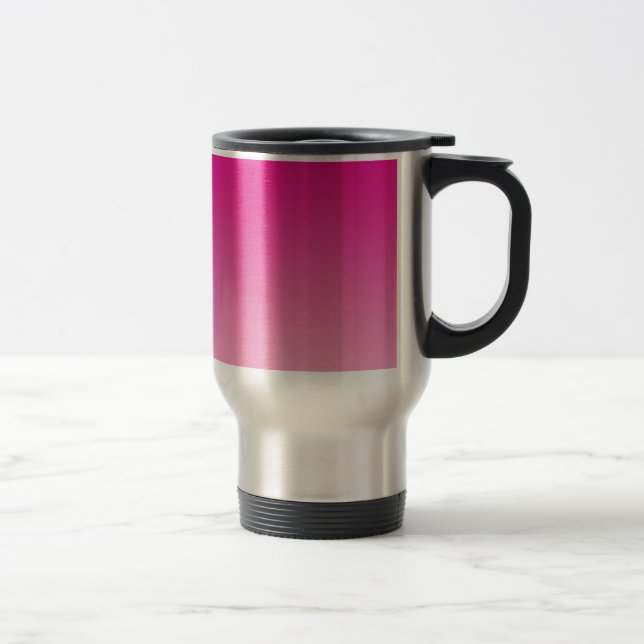 Pink Ombre Travel Mug (Right)