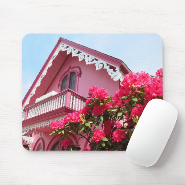 Pink on Pink - Martha's Vineyard Mouse Pad (With Mouse)