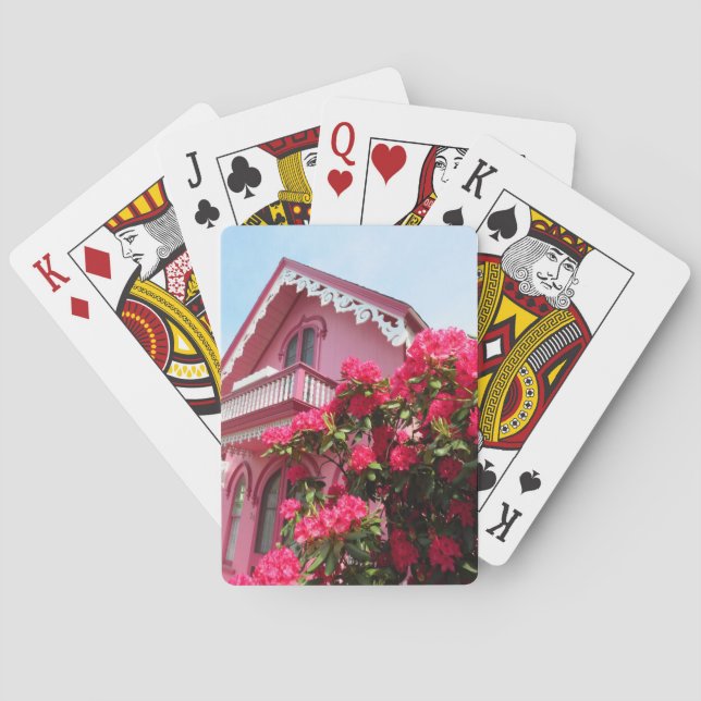 Pink on Pink - Martha's Vineyard Poker Cards (Back)