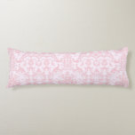 Pink On Pink Pattern Elegant Vintage Style Body Pillow at Zazzle
