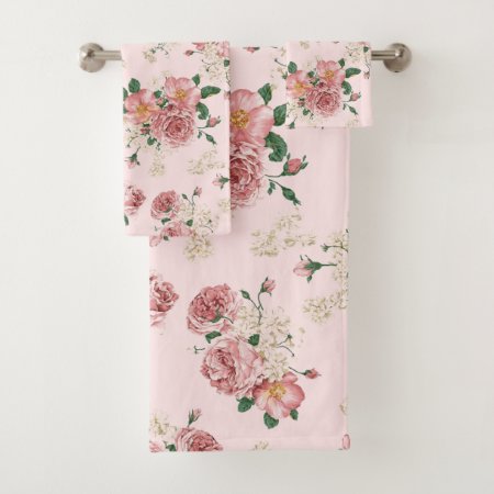 Pink on Pink Vintage Floral 