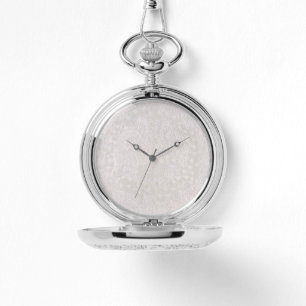 Pink On White Decorative Lace Watch