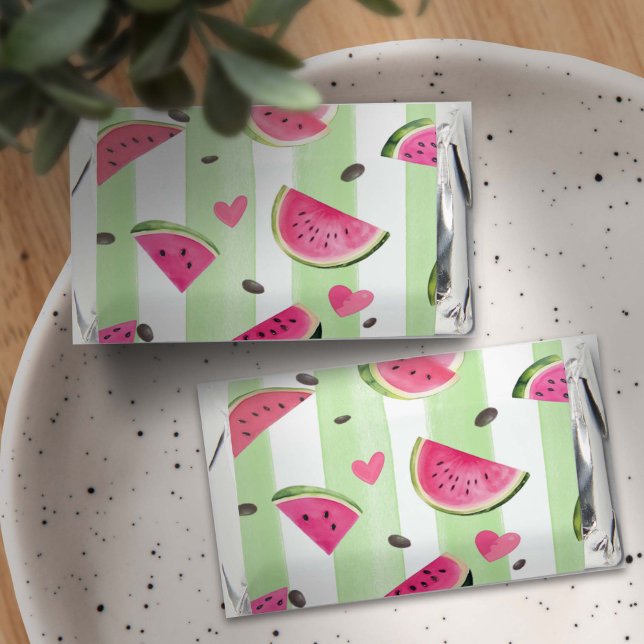 pink one in a melon, watermelon summer birthday hershey's miniatures (Creator Uploaded)