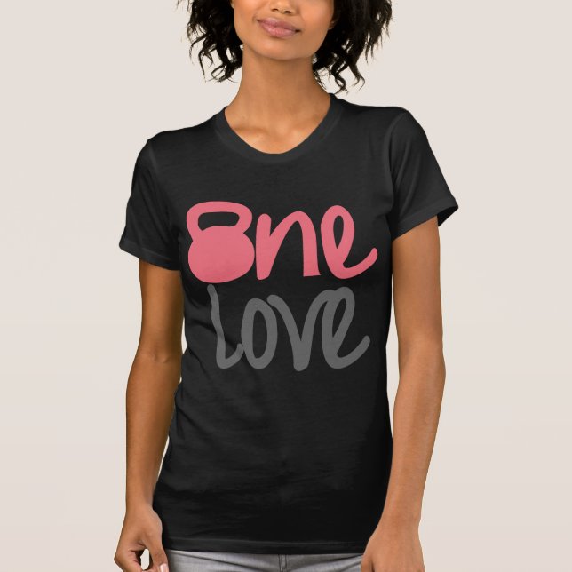 Pink "One Love" T-Shirt (Front)