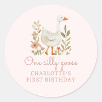 Pink One Silly Goose Birthday
