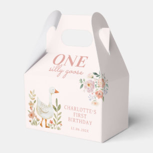 Pink One Silly Goose Favor Box