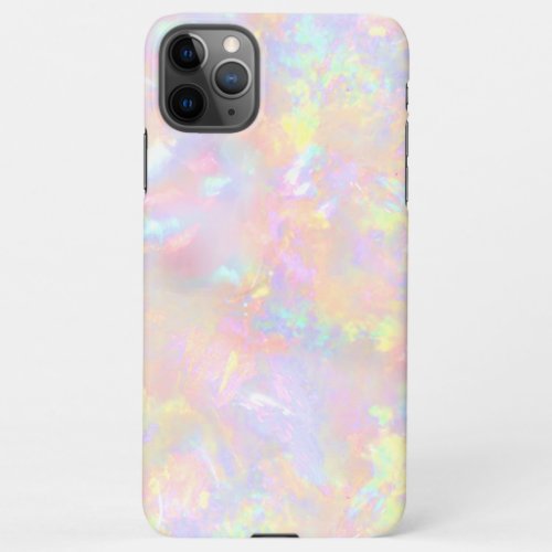 pink opal gemstone  iPhone case