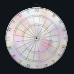Pink Opal Holographic Rainbow Dart Board<br><div class="desc">Pink Opal Holographic Dart Board</div>