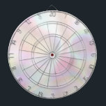 Pink Opal Holographic Rainbow Dart Board<br><div class="desc">Pink Opal Holographic Dart Board</div>