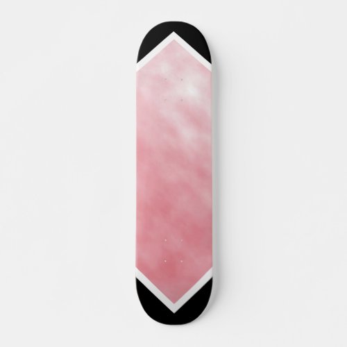 Pink Opal Sky and Clouds Black Customizable Deck 2