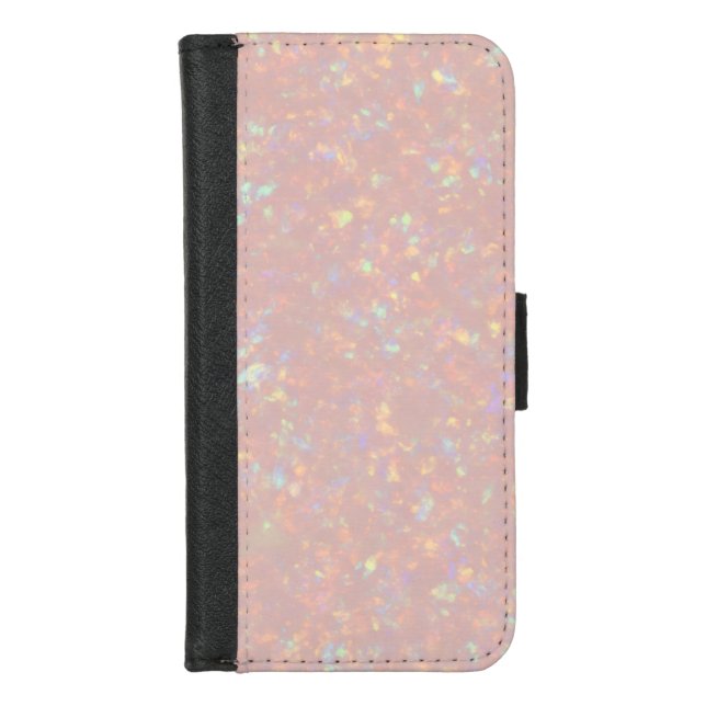 Pink Opal Wallet Case (Front)