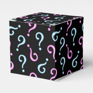 Pink or Blue Baby Reveal Favor Boxes