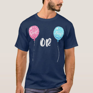 Pink or Blue Gender Reveal T-Shirt