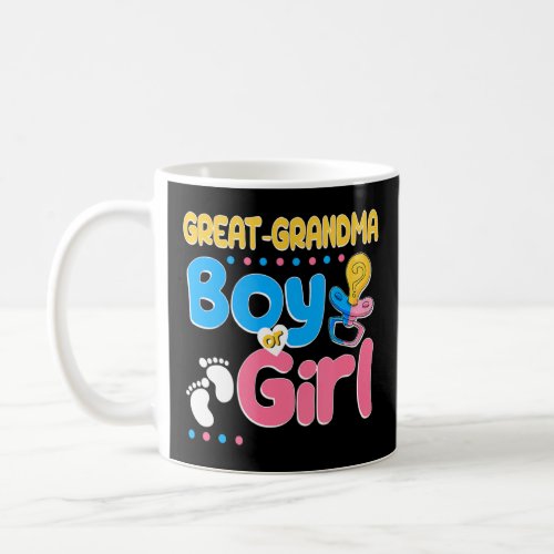 Pink or Blue Great Grandma Loves You Best Grandmot Coffee Mug