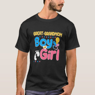 Pink or Blue Great Grandmom Loves You Best Grandmo T-Shirt