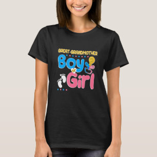 Pink or Blue Great Grandmother Loves You Best Gran T-Shirt