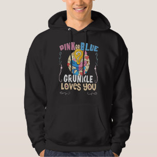 Pink or Blue Grunkle Loves You Best Great Uncle Ev Hoodie
