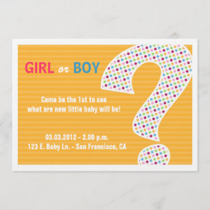PINK OR BLUE REVEAL Invitation