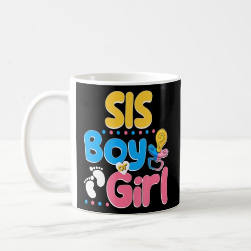 Pink or Blue Sis Loves You Best Sister Ever Big Si Coffee Mug