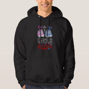 Pink Or Blue Uncle Loves You Gender Reveal  3 Hoodie