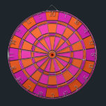 Pink & Orange Dart Board<br><div class="desc">Pink & Orange Dart Board</div>
