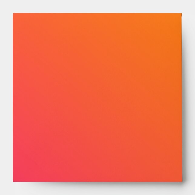 Pink Orange Gradient Envelope (Front)