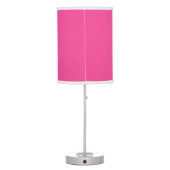 Pink Orange Jungle Safari Tiger Animal   Table Lamp (Back)