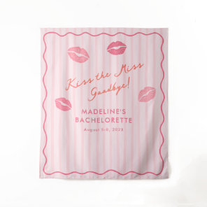 Pink Orange Kiss The Miss Bach Photo Backdrop