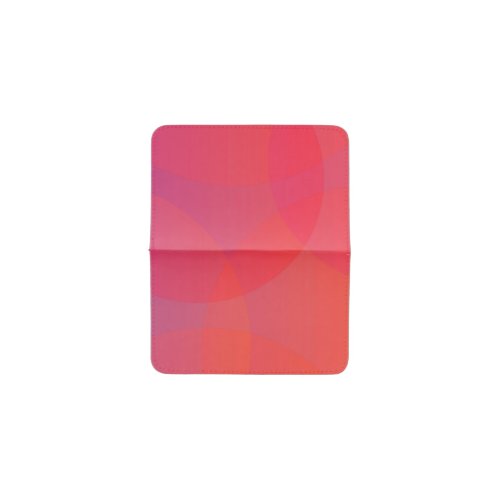 Pink orange modern simple cool trendy art card holder