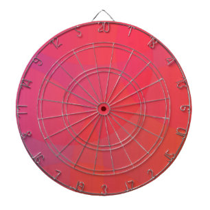 Pink, orange, modern, simple, cool, trendy art dart board