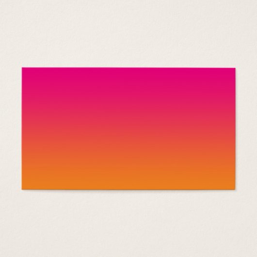 Pink & Orange Ombre (Front)