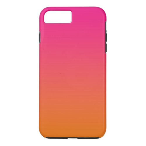 Pink  Orange Ombre iPhone 8 Plus7 Plus Case