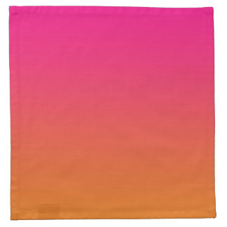 Pink & Orange Ombre Napkin