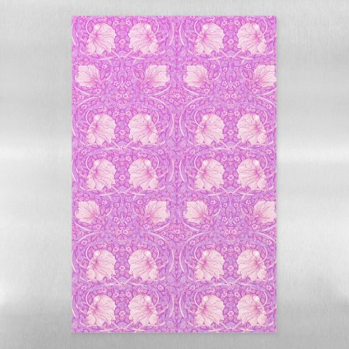Pink orangepimpernelWilliam Morris pattern reva Magnetic Dry Erase Sheet