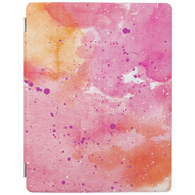 Pink orange purple galaxy ipad cover (Front)