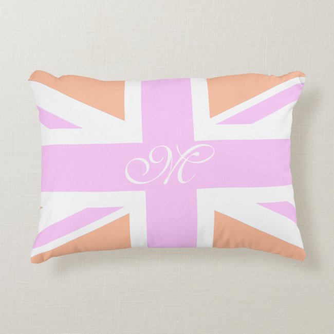 Pink & Orange UK Flag / Union Jack | Monogram