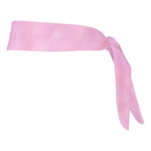 Pink Orange White Swirls Watercolor Headbands