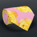 Pink Orange Yellow Floral Rose Modern Colorful Neck Tie<br><div class="desc">Designed with cool orange yellow pink floral patterns that makes a great gift or party favor for birthdays,  weddings,  wedding anniversary or any events or celebrations!</div>