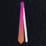 Pink Orange Yellow Ombre Tie<br><div class="desc">This product is featured in Pink Orange Yellow Ombre. The color fades from bright pink to orange to yellow. Easily customize this product with your own text, image or photo.</div>