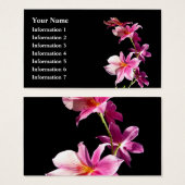 Pink Orchid. (Front & Back)