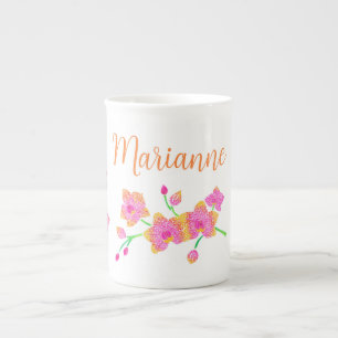 Pink Orchid Coffee Mug