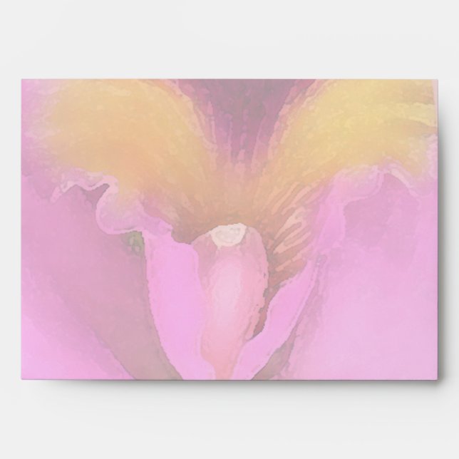 Pink Orchid Envelope (Front)